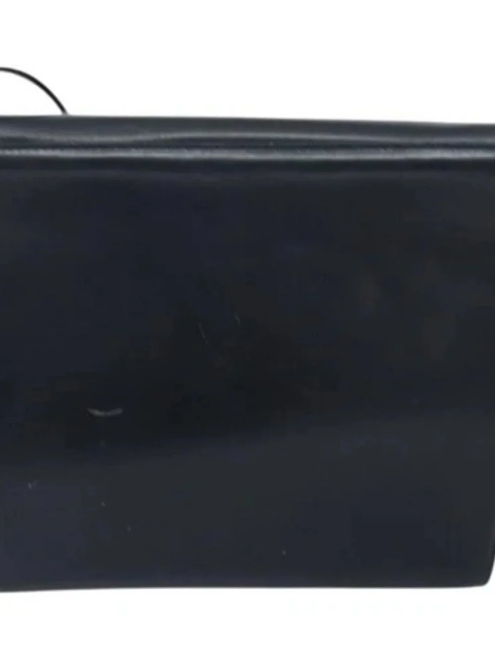 Salvatore Ferragamo Shoulder Bag Leather Black Gold Auth 152686
